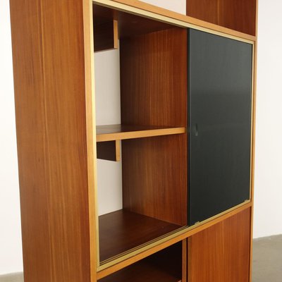 Vintage Cabinet in Mahogany Veneer and Aluminium, 1960s-VMM-2023907