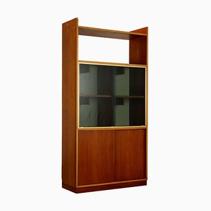 Vintage Cabinet in Mahogany Veneer and Aluminium, 1960s-VMM-2023907