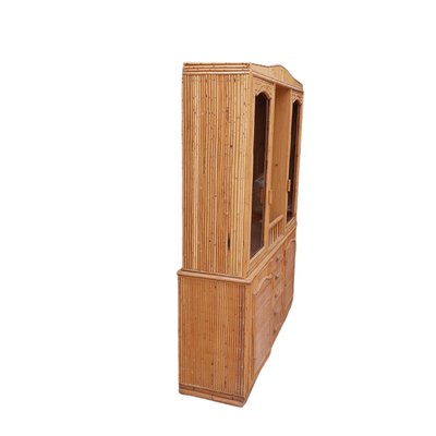 Vintage Cabinet in Wood & Bamboo-TCS-1275986