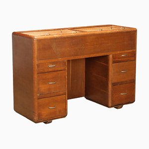 Vintage Cabinet with Compartment in Oak Veneer, 1950s-VMM-1784641