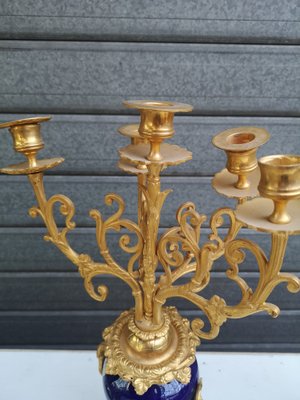 Vintage Candelabra in Gilt Bronze, 1890s, Set of 2-NAD-1814499