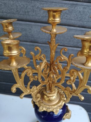 Vintage Candelabra in Gilt Bronze, 1890s, Set of 2-NAD-1814499