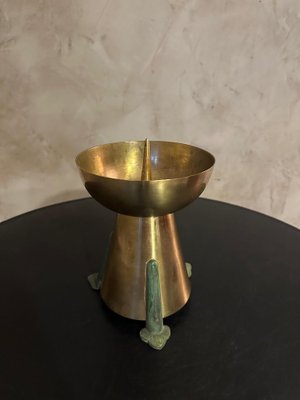 Vintage Candleholder in Brass, 1950-BFK-1807187