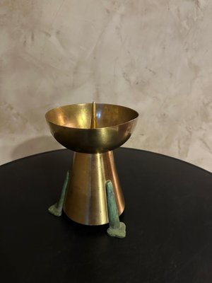 Vintage Candleholder in Brass, 1950-BFK-1807187