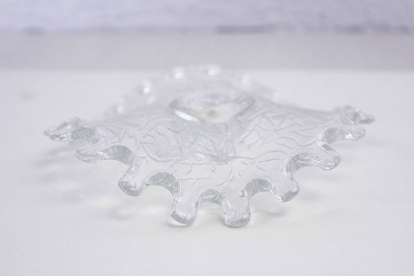 Vintage Candleholder in Glass, 1970s-BQF-1706438