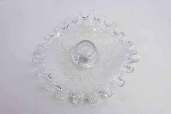 Vintage Candleholder in Glass, 1970s-BQF-1706438