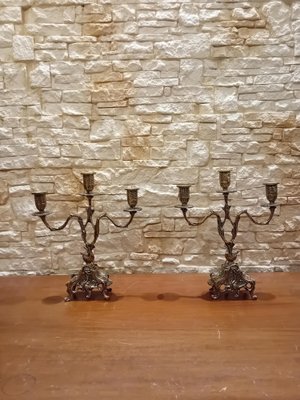 Vintage Candleholers, Set of 2-WMZ-1789434