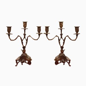 Vintage Candleholers, Set of 2-WMZ-1789434