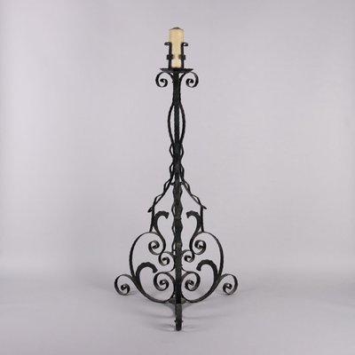 Vintage Candlestick in Wrought Iron-VMM-1730170