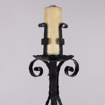 Vintage Candlestick in Wrought Iron-VMM-1730170