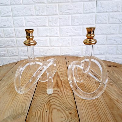 Vintage Candlesticks, 1980s, Set of 2-FRB-1798214