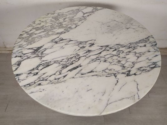 Vintage Carrara Marble Tulip Table, 1970s-EAD-1763404