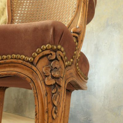 Vintage Carved Armchair, 1950s-WK-739924