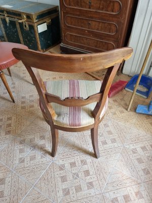 Vintage Carved Chairs, 1920s, Set of 4-ZFY-2027165