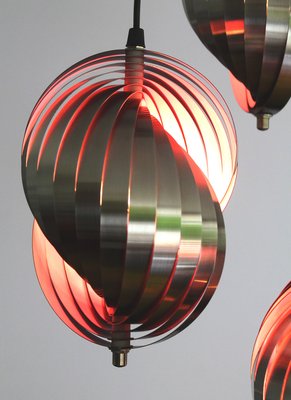 Vintage Cascade Pendant Light from Lyfa, 1970s-GUT-2023460