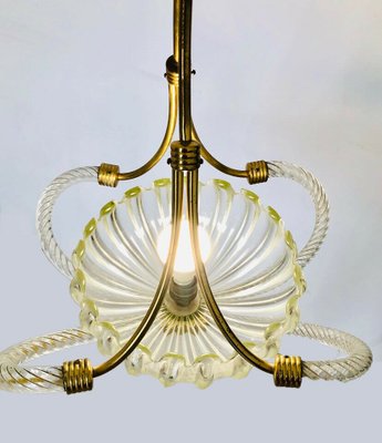 Vintage Ceiling Lamp from Barovier & Toso, 1940s-ZLY-541211