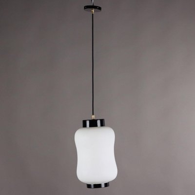 Vintage Ceiling Lamp in Aluminium and Glass, 1960s-VMM-2023904