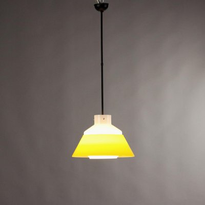 Vintage Ceiling Lamp in Coloured Glass, Italy, 1960s-VMM-2036352