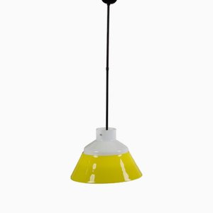 Vintage Ceiling Lamp in Coloured Glass, Italy, 1960s-VMM-2036352