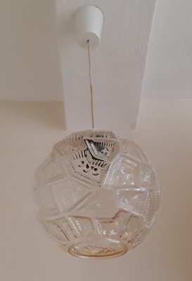 Vintage Ceiling Lamp in Glass, 1970s-HOI-1348334