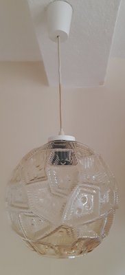 Vintage Ceiling Lamp in Glass, 1970s-HOI-1348334