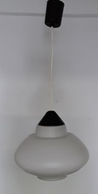 Vintage Ceiling Lamp in Opaque Glass, 1970s-HOI-996713