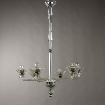 Vintage Ceiling Lamp Murano Glass, Italy, 1940s-VMM-2022002