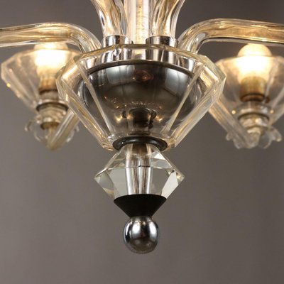 Vintage Ceiling Lamp Murano Glass, Italy, 1940s-VMM-2022002