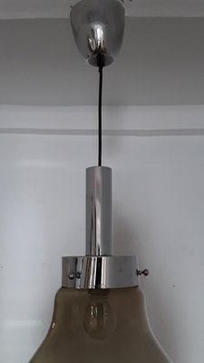 Vintage Ceiling Lamp with Chromed Metal Mount, 1970s-HOI-996793