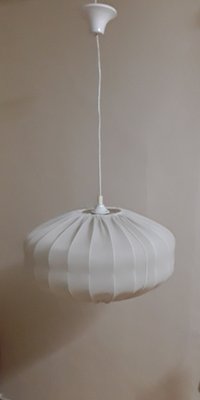 Vintage Ceiling Lamp with Fabric Screen, 1970s-HOI-1732082