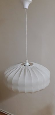 Vintage Ceiling Lamp with Fabric Screen, 1970s-HOI-1732082