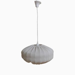 Vintage Ceiling Lamp with Fabric Screen, 1970s-HOI-1732082