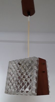 Vintage Ceiling Lamp with Teak Fitting, 1960s-HOI-1032878