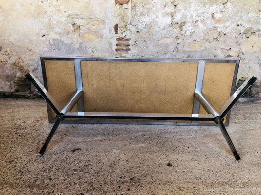 Vintage Ceramic and Chrome Coffee Table, 1970s-OJT-891271