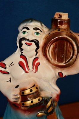 Vintage Ceramic Bottle from Cossack, 1960s-AIU-1705319