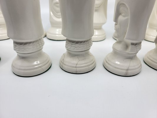 Vintage Ceramic Chess Set, Set of 32-QCI-2020700