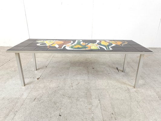 Vintage Ceramic Coffee Table by Denisco, 1960s-IRH-1765310