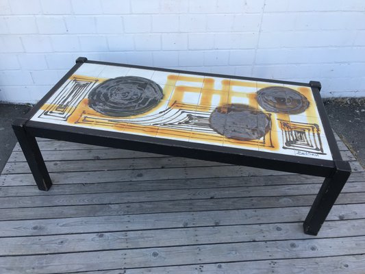 Vintage Ceramic Coffee Table from Belarti, 1960s-EXJ-639511