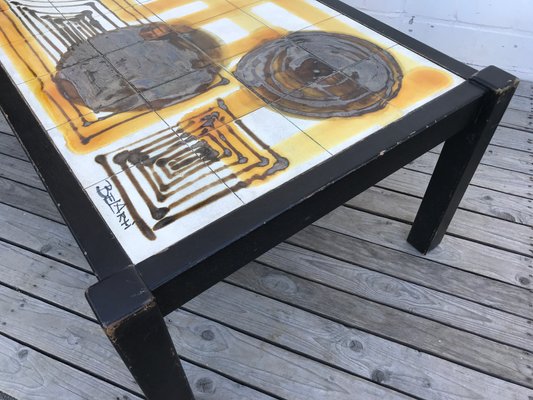 Vintage Ceramic Coffee Table from Belarti, 1960s-EXJ-639511