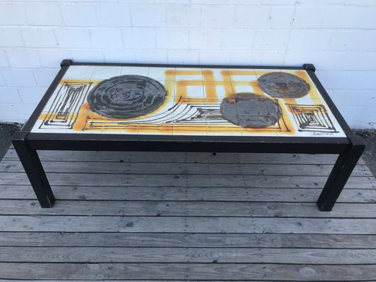 Vintage Ceramic Coffee Table from Belarti, 1960s-EXJ-639511