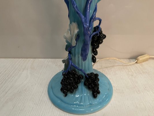 Vintage Ceramic Grapevine Table Lamp from Capodimonte-JJC-925586