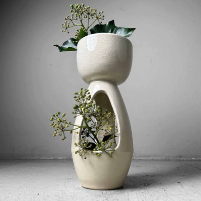 Vintage Ceramic Ikebana Flower Vase, 1980s-DWL-1761837