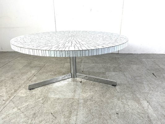 Vintage Ceramic Mosaic Coffee Table attributed to Heins Lilienthal, 1960s-IRH-1711131