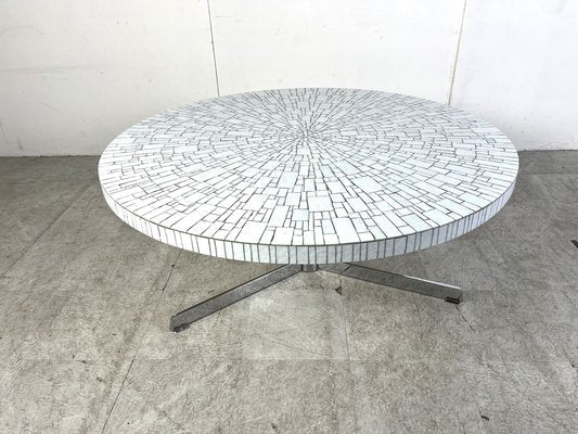 Vintage Ceramic Mosaic Coffee Table attributed to Heins Lilienthal, 1960s-IRH-1711131