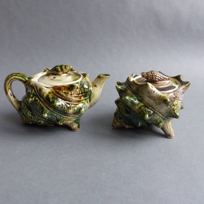 Vintage Ceramic Seafood Tea Set, 1960s, Set of 6-WK-746716