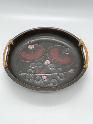 Vintage Ceramic Stoneware Dish by Thomas Hellström, 1960s-ZQM-1262726