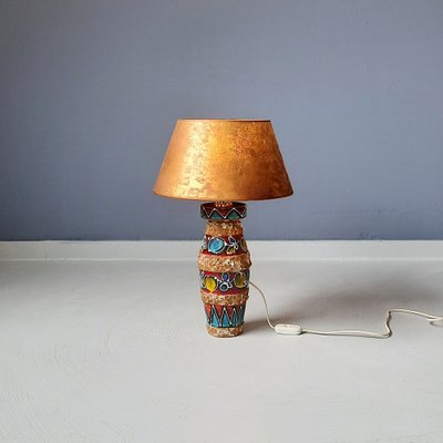 Vintage Ceramic Table Lamp by Luigi Santi, 1950s-SJU-1748718