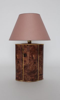 Vintage Ceramic Table Lamp with Shade, Italy, 1990s-NB-1320814