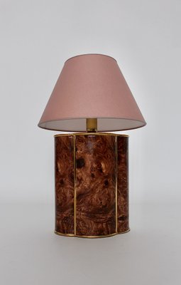 Vintage Ceramic Table Lamp with Shade, Italy, 1990s-NB-1320814