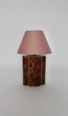 Vintage Ceramic Table Lamp with Shade, Italy, 1990s-NB-1320814